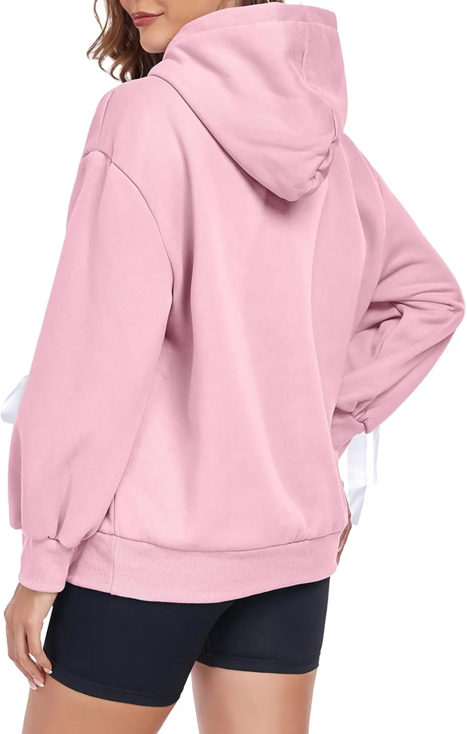 HOTIAN Womens Sweatshirts Hoodies Oversized Fleece Pullover Tops Long Sleeve Sweaters Sweatshirt