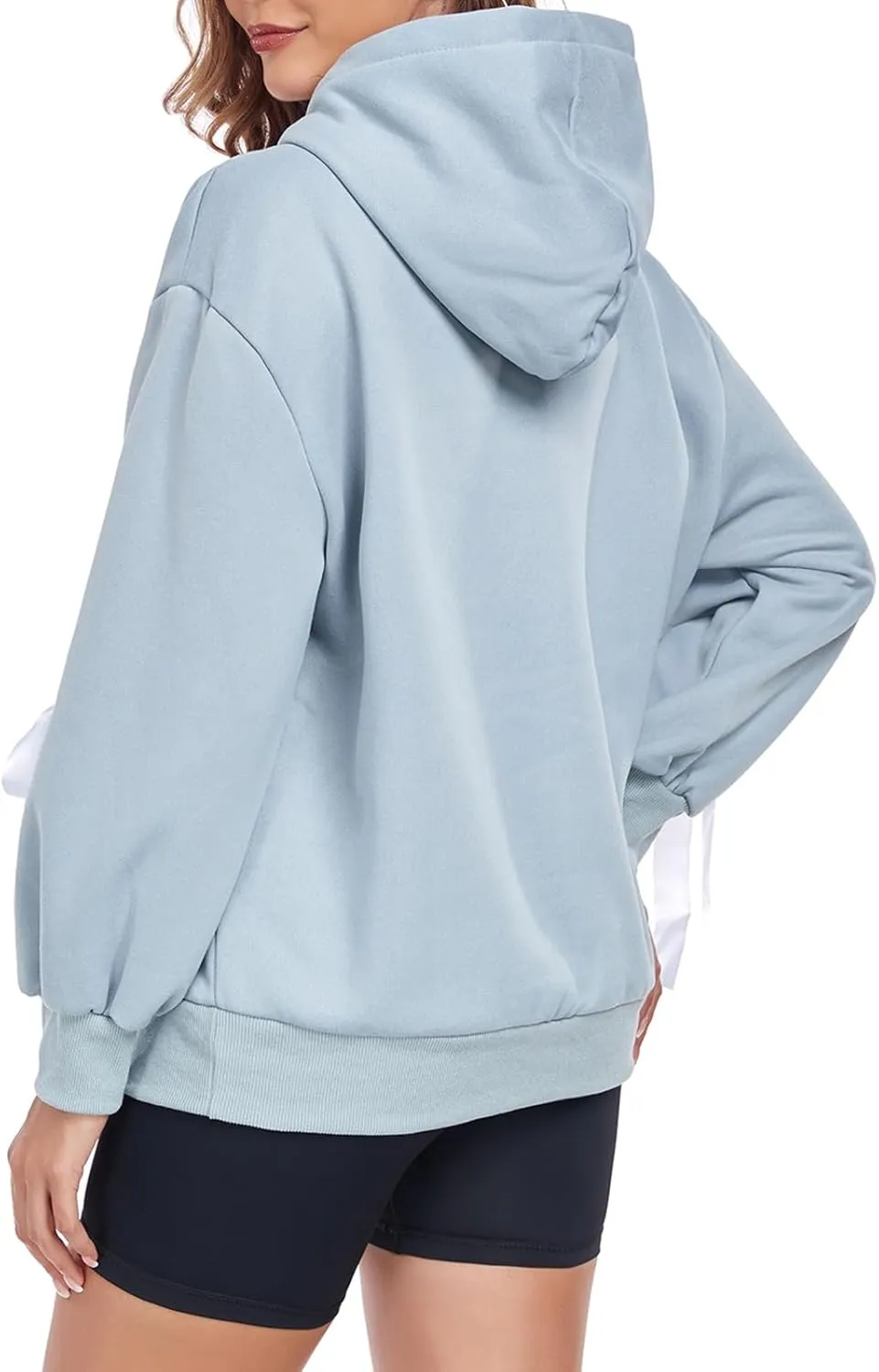 HOTIAN Womens Sweatshirts Hoodies Oversized Fleece Pullover Tops Long Sleeve Sweaters Sweatshirt