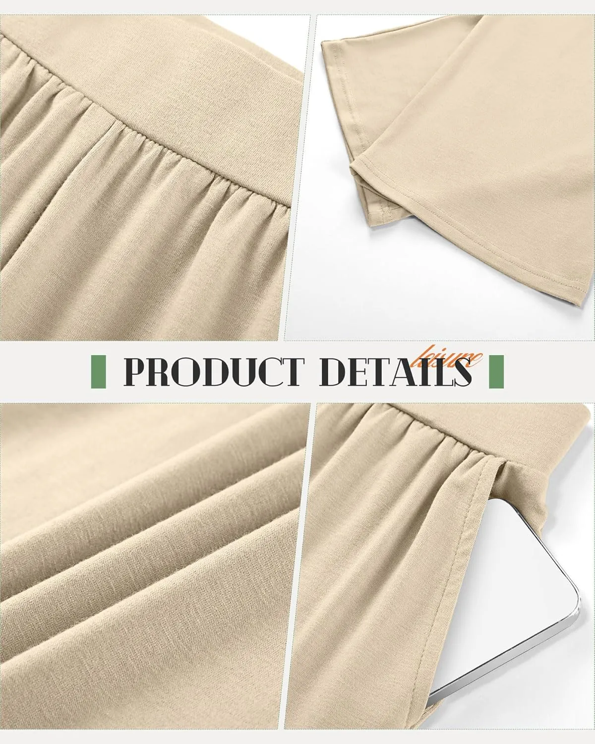 Huukeay 3 Pack Women's Capri Sweatpants, Cozy Wide Legs Cropped Capri with Pockets, Lounge Jogger Pants Workout Yoga Solid