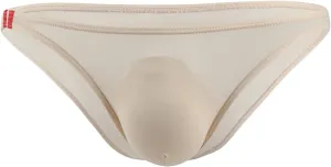 JEsilunmaMY Ice Silk Underwear for Men Low Rise Breathable Bulge Pouch Bikini Briefs See Through G-String Panties Swimwear