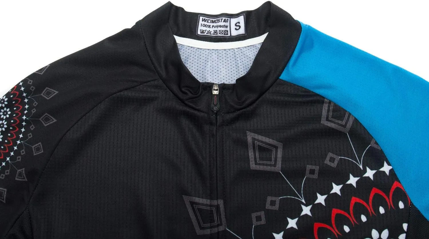 JPOJPO Womens Cycling Jersey,Bike Shirt Quick-Dry Breathable Reflective S-2XL Tops