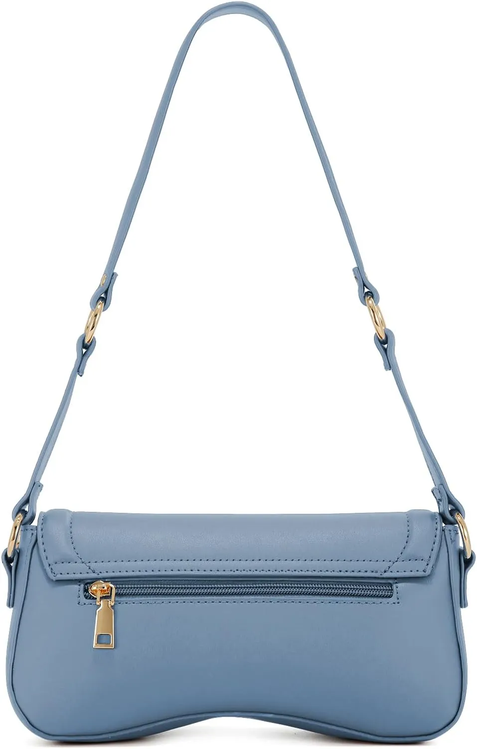 LA TERRE Shoulder Bag for Women Y2K Trendy Underarm Purse Saddle Bag