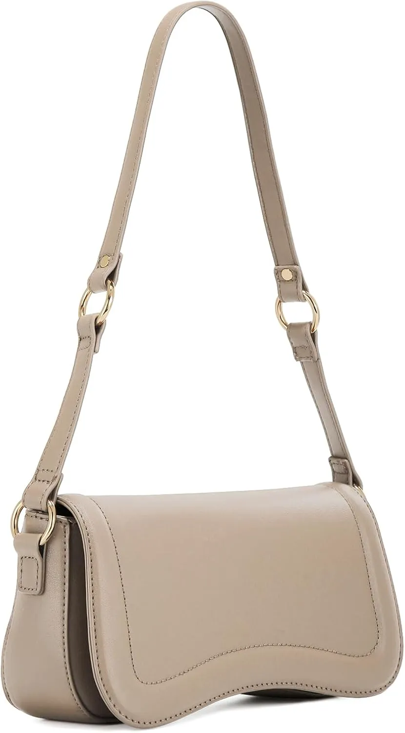 LA TERRE Shoulder Bag for Women Y2K Trendy Underarm Purse Saddle Bag