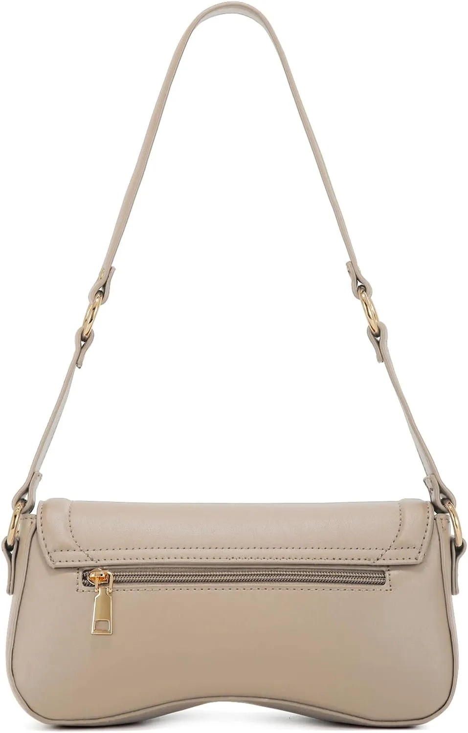 LA TERRE Shoulder Bag for Women Y2K Trendy Underarm Purse Saddle Bag