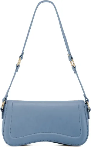LA TERRE Shoulder Bag for Women Y2K Trendy Underarm Purse Saddle Bag