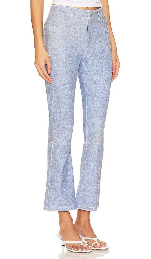 LAMARQUE Faris Straight Crop in Blue