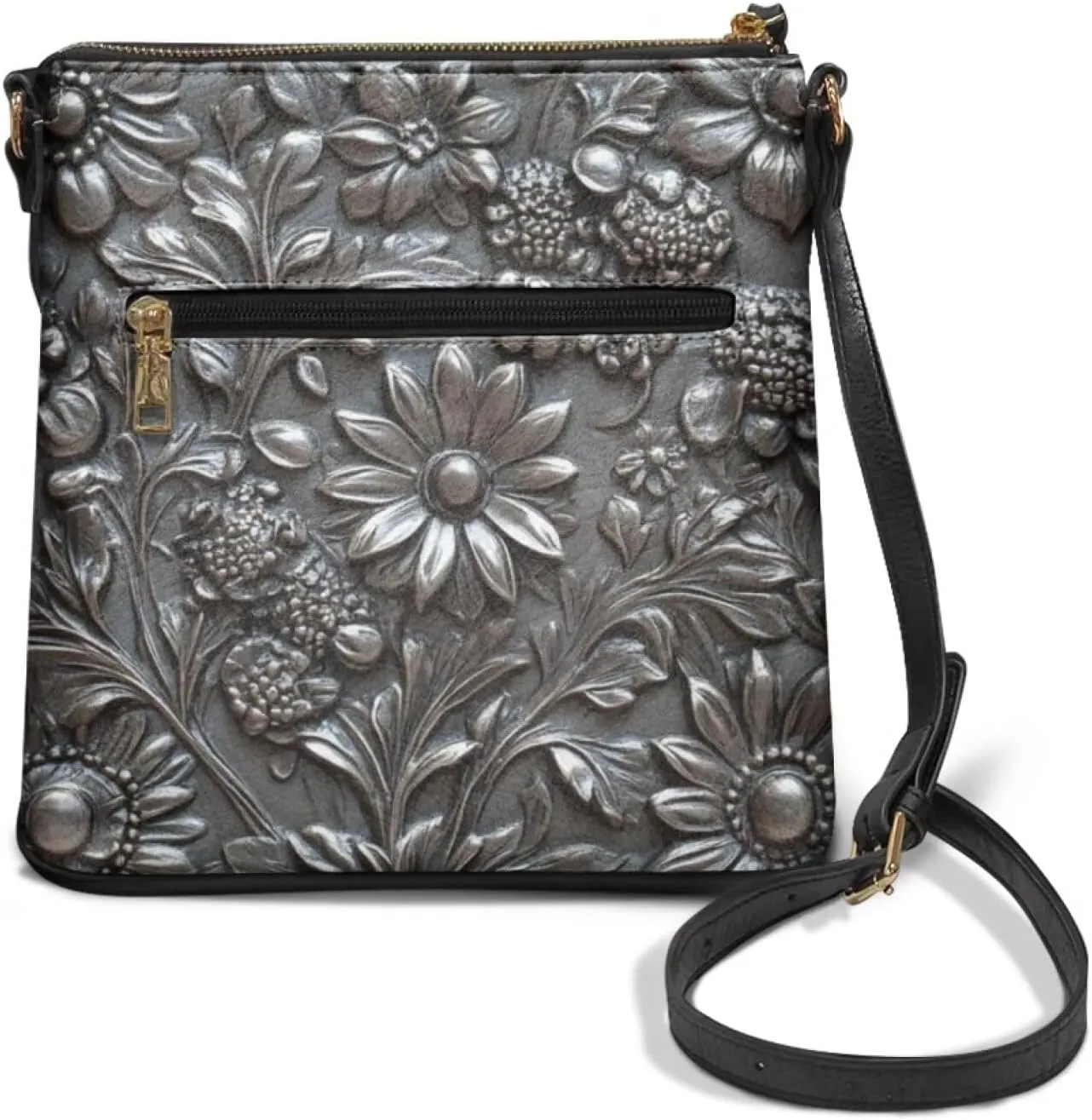 Leather Hobo Bags for Women Crossbody Trendy Shoulder Purses Multi Pockets