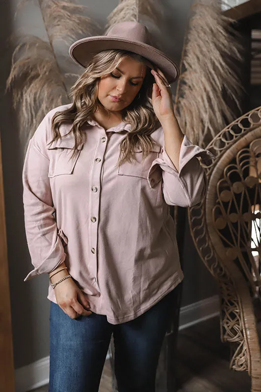 Lightweight Blushtone Shacket