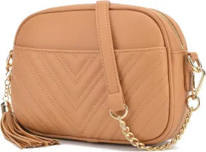 lola mae Quilted Crossbody Bag, Trendy Design Shoulder Purse