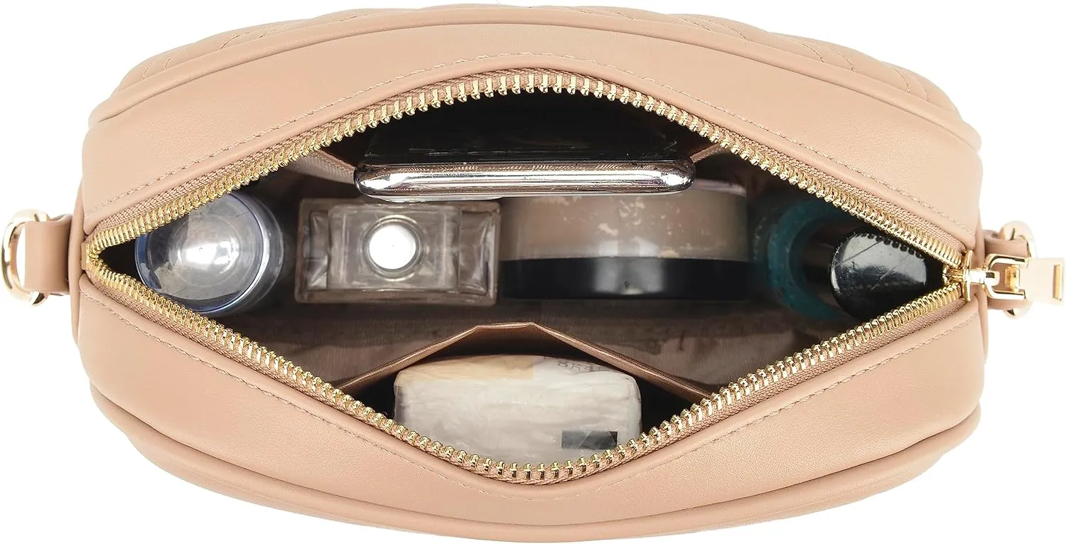 lola mae Quilted Crossbody Bag, Trendy Design Shoulder Purse