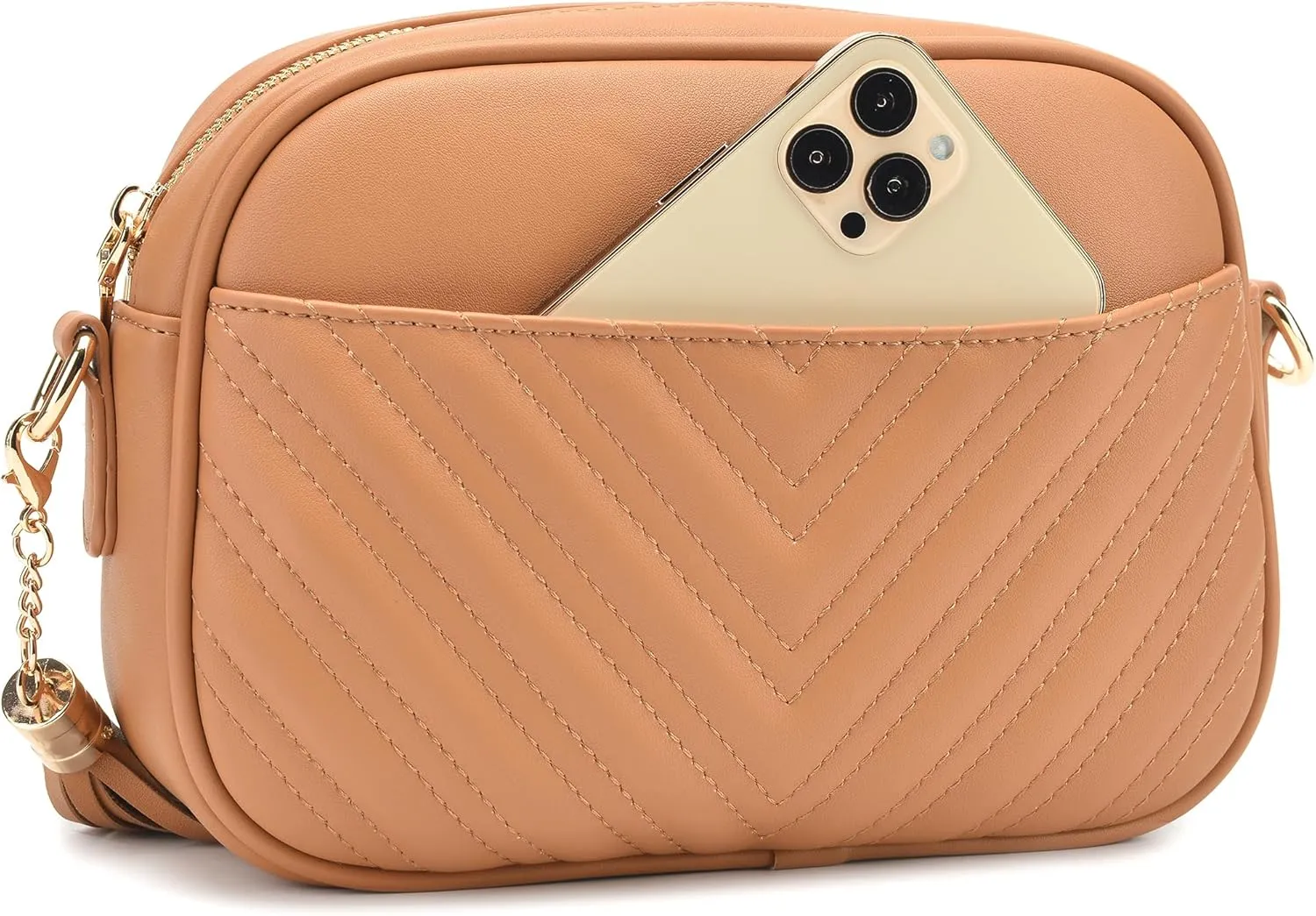 lola mae Quilted Crossbody Bag, Trendy Design Shoulder Purse
