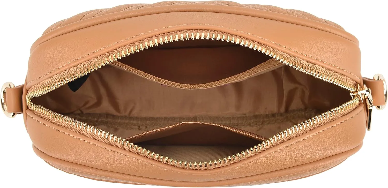 lola mae Quilted Crossbody Bag, Trendy Design Shoulder Purse