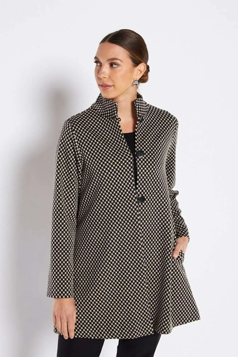 L/S Texture Jacket in Black/ Praline BACCHUS.W25 by Philosophy