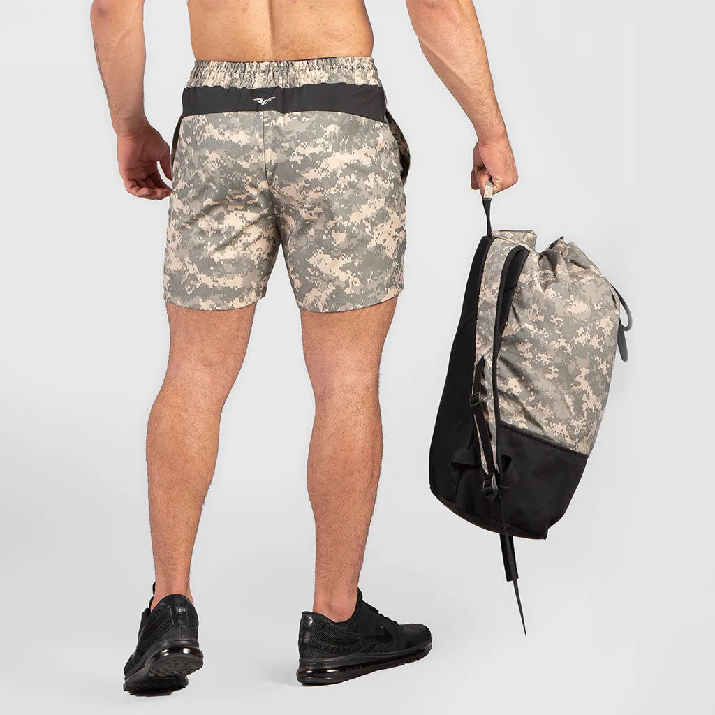 MEN DRAGON CAMO SHORT(ACU-GREY)