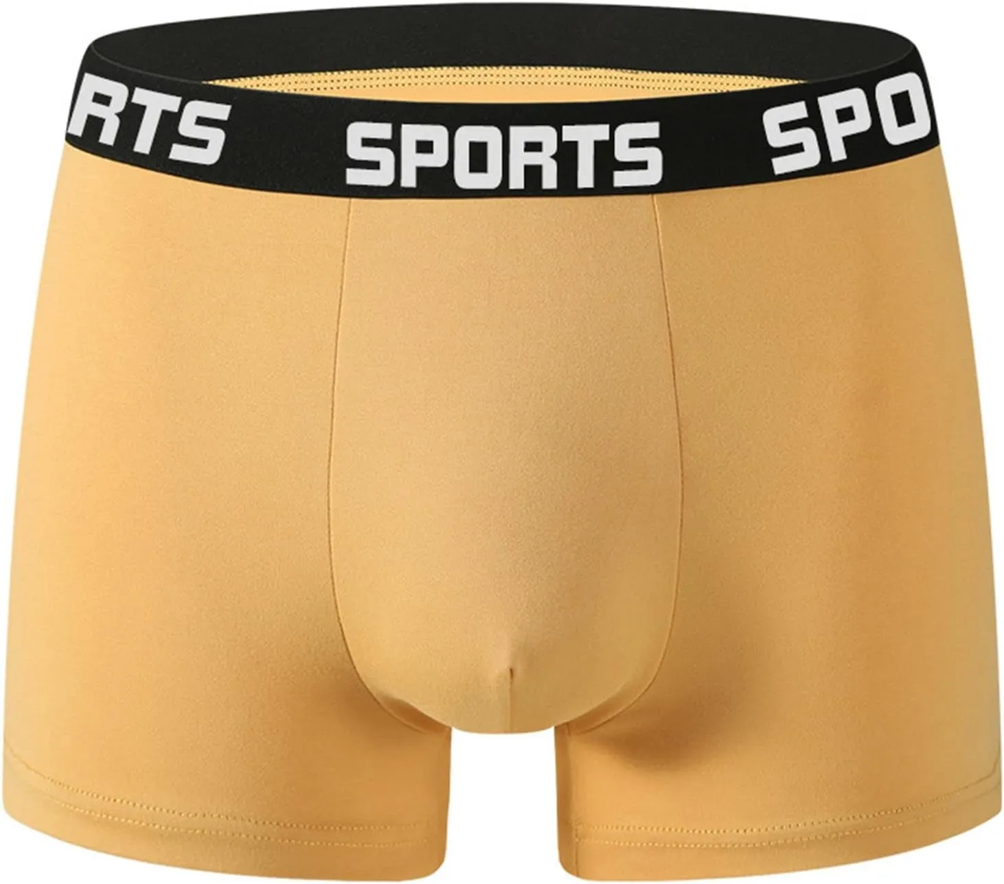Mens Boxer Briefs Cotton Underwear Comfy Breathable Sport Short Leg Boxer Briefs Mens Sexy Underwear for Straight Men