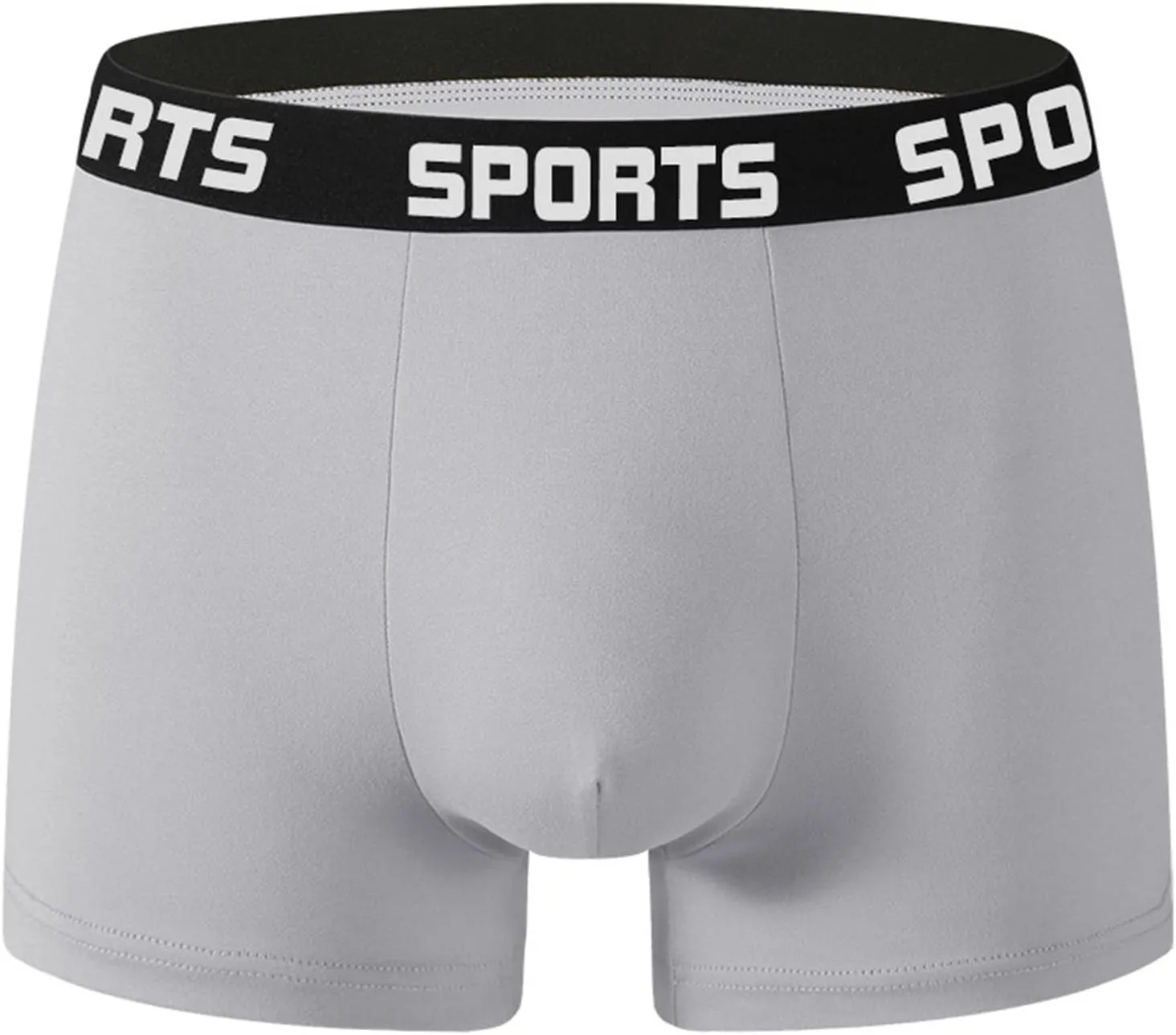 Mens Boxer Briefs Cotton Underwear Comfy Breathable Sport Short Leg Boxer Briefs Mens Sexy Underwear for Straight Men