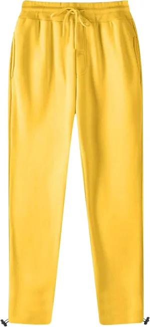 Men's Casual Sweatpants Elastic Waist Drawstring Lounge Pants Cozy Straight Leg Trousers Hiking Jogger Pants Pockets