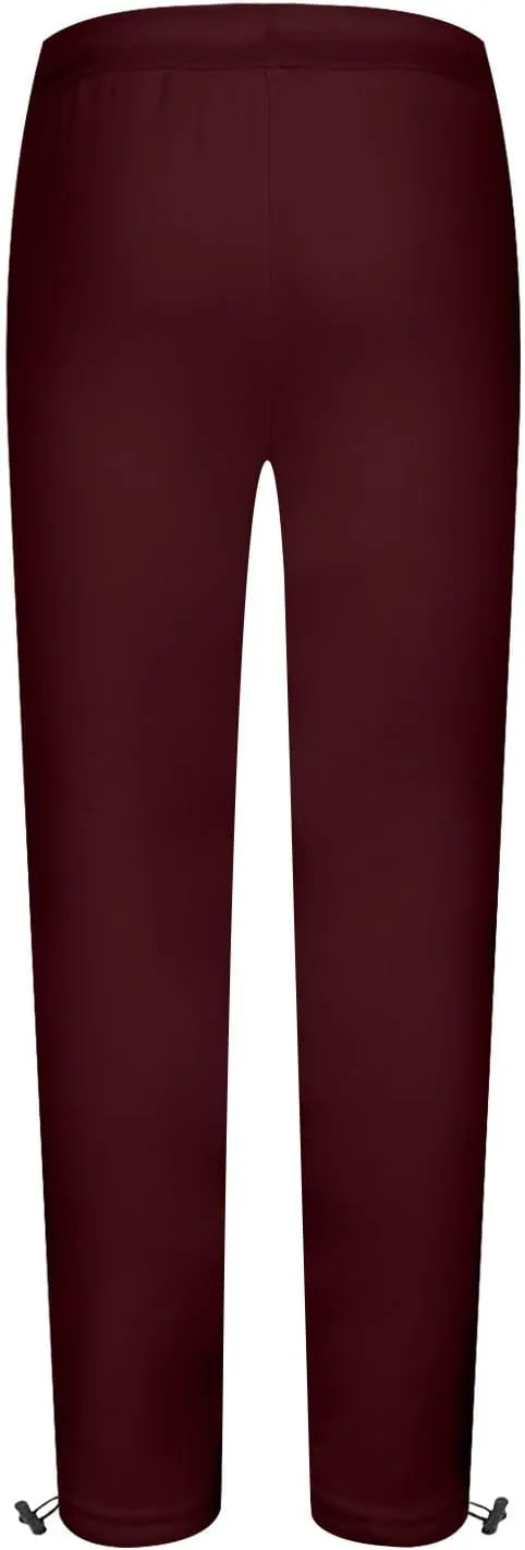 Men's Casual Sweatpants Elastic Waist Drawstring Lounge Pants Cozy Straight Leg Trousers Hiking Jogger Pants Pockets