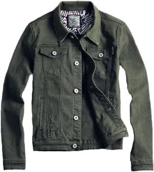 Mens Classic Slim Fit Trucker Denim Jean Jacket