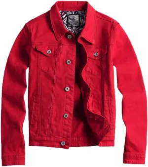 Mens Classic Slim Fit Trucker Denim Jean Jacket