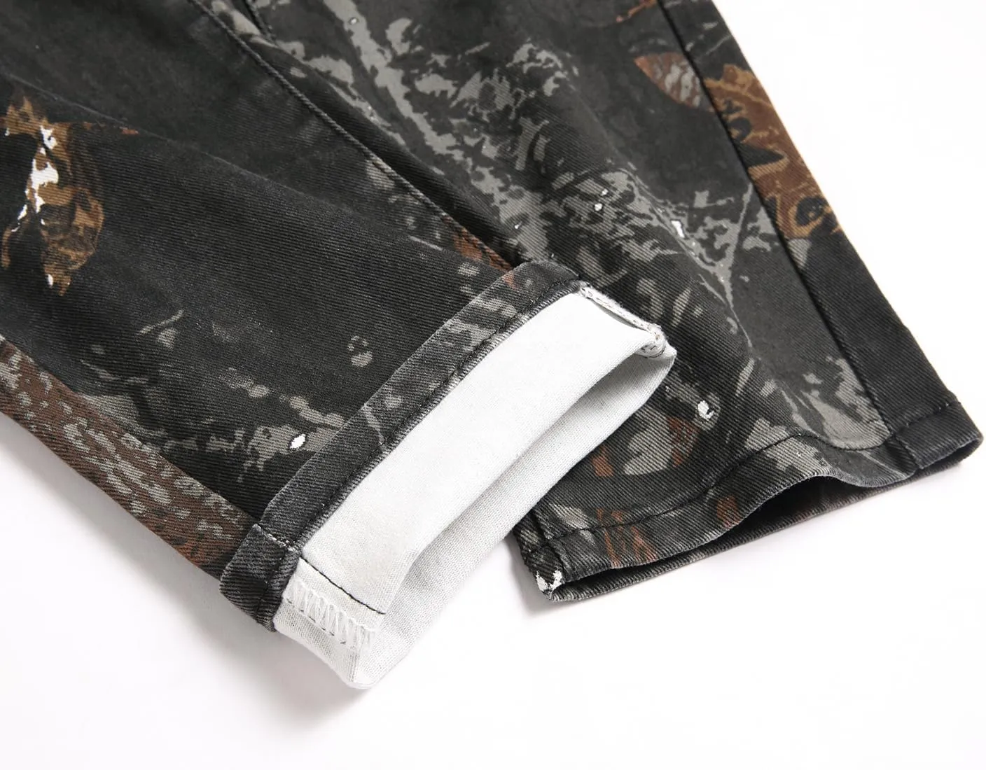 Men's Fashion Camouflage Slim Jeans Pants