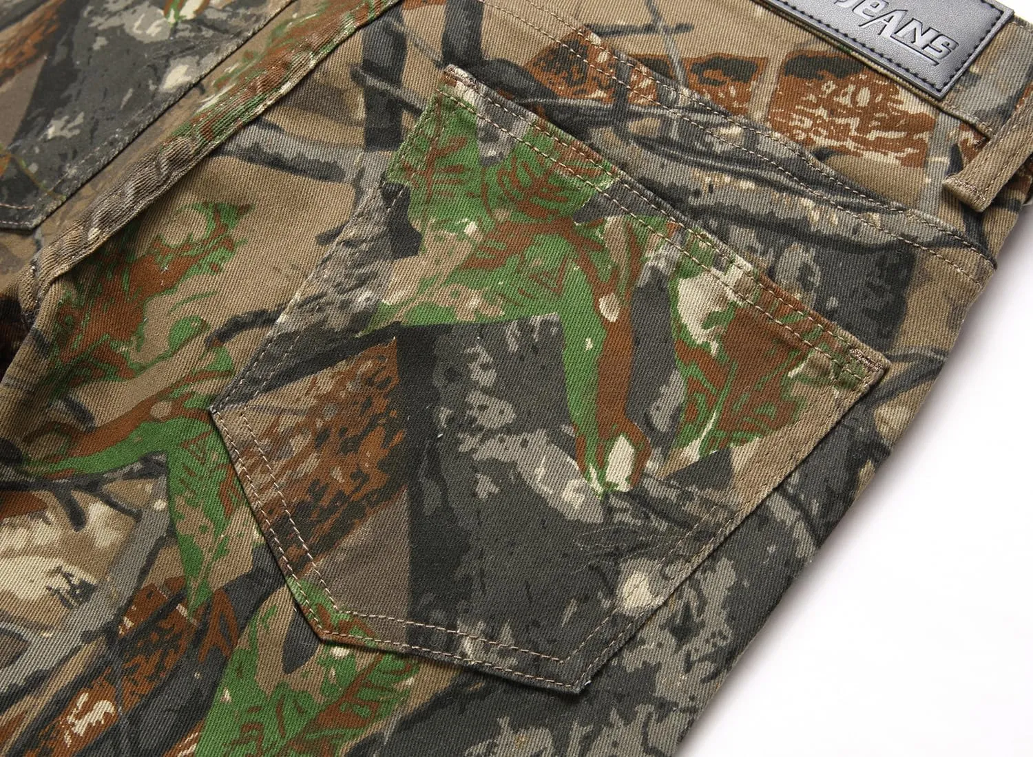 Men's Fashion Camouflage Slim Jeans Pants