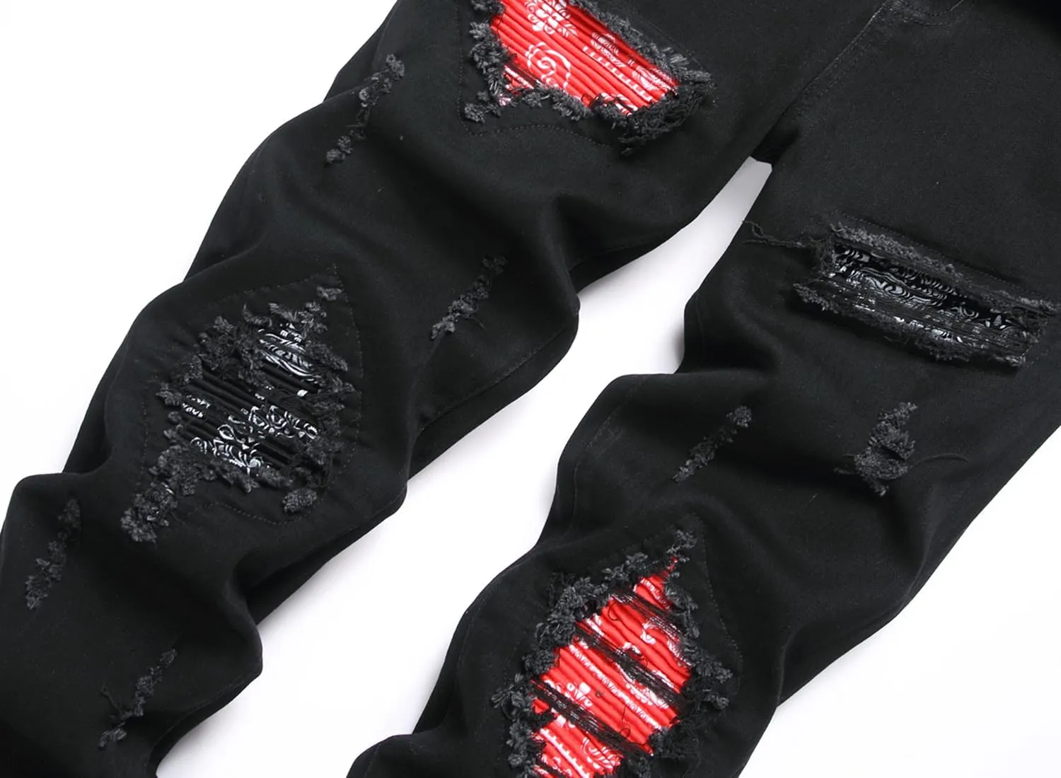 Men's Fashion Washed Straight Fit Slim Jeans