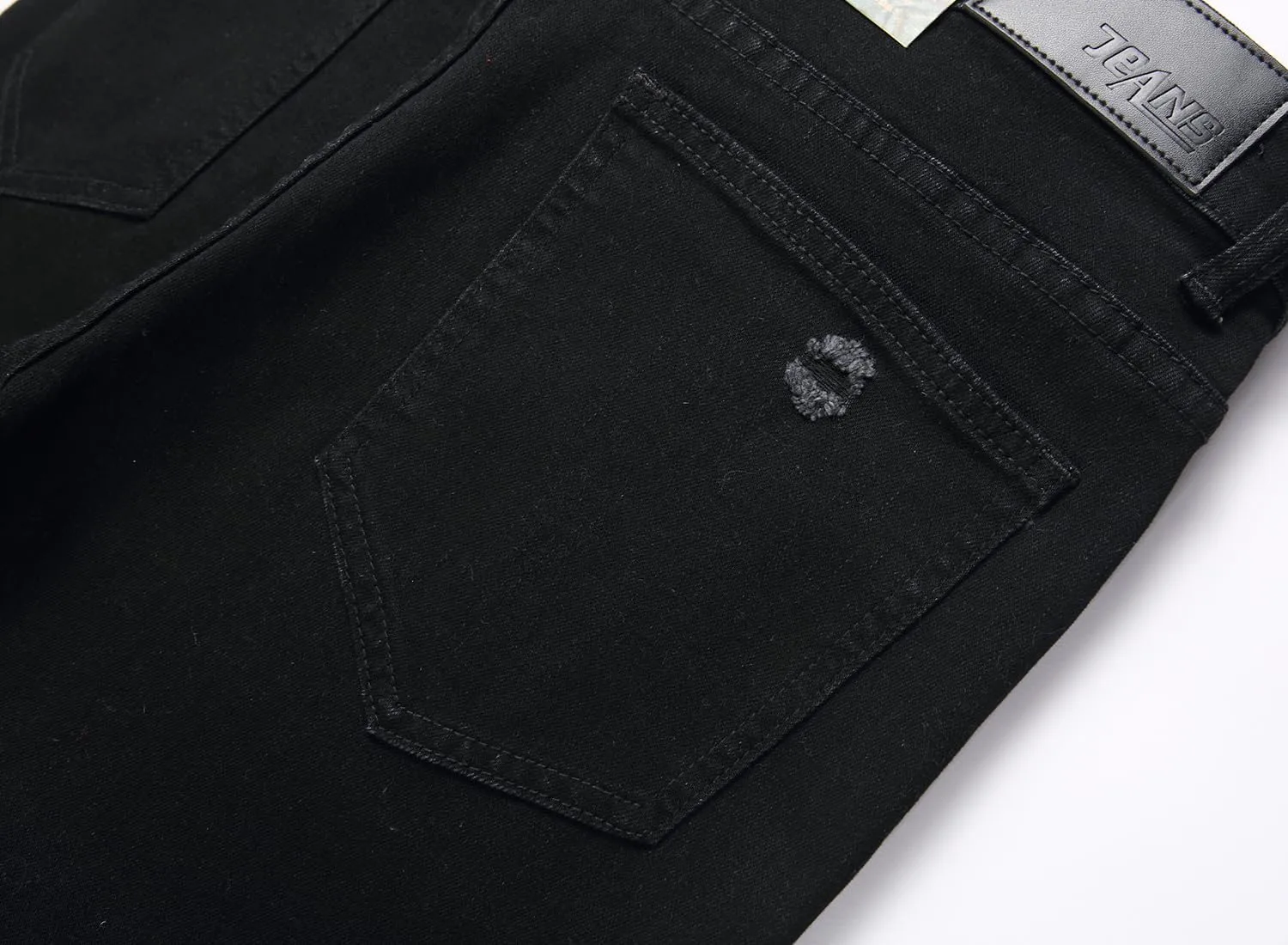 Men's Fashion Washed Straight Fit Slim Jeans