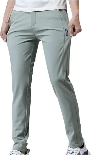 Mens Sweatpants Slim Fit Breathable Quickly-Dry Running Hiking Golf Pants Lightweight Casual Athletic Work Trousers