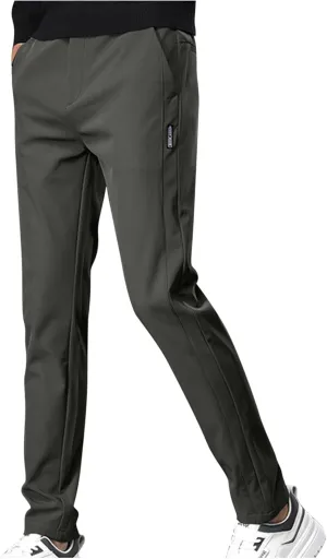 Mens Sweatpants Slim Fit Breathable Quickly-Dry Running Hiking Golf Pants Lightweight Casual Athletic Work Trousers