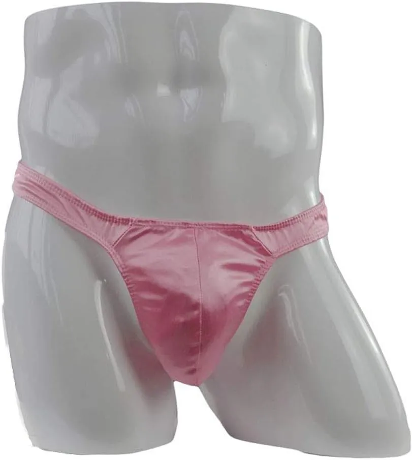 Men'S Thong Underwear Polyester Men'S Comfortable Sexy Patent Leather Briefs T-Back G-String Solid Color Men Lingerie