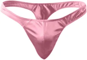 Men'S Thong Underwear Polyester Men'S Comfortable Sexy Patent Leather Briefs T-Back G-String Solid Color Men Lingerie