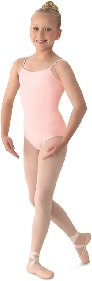 Mirella Girl's Classic V-Back Camisole Dance Leotard