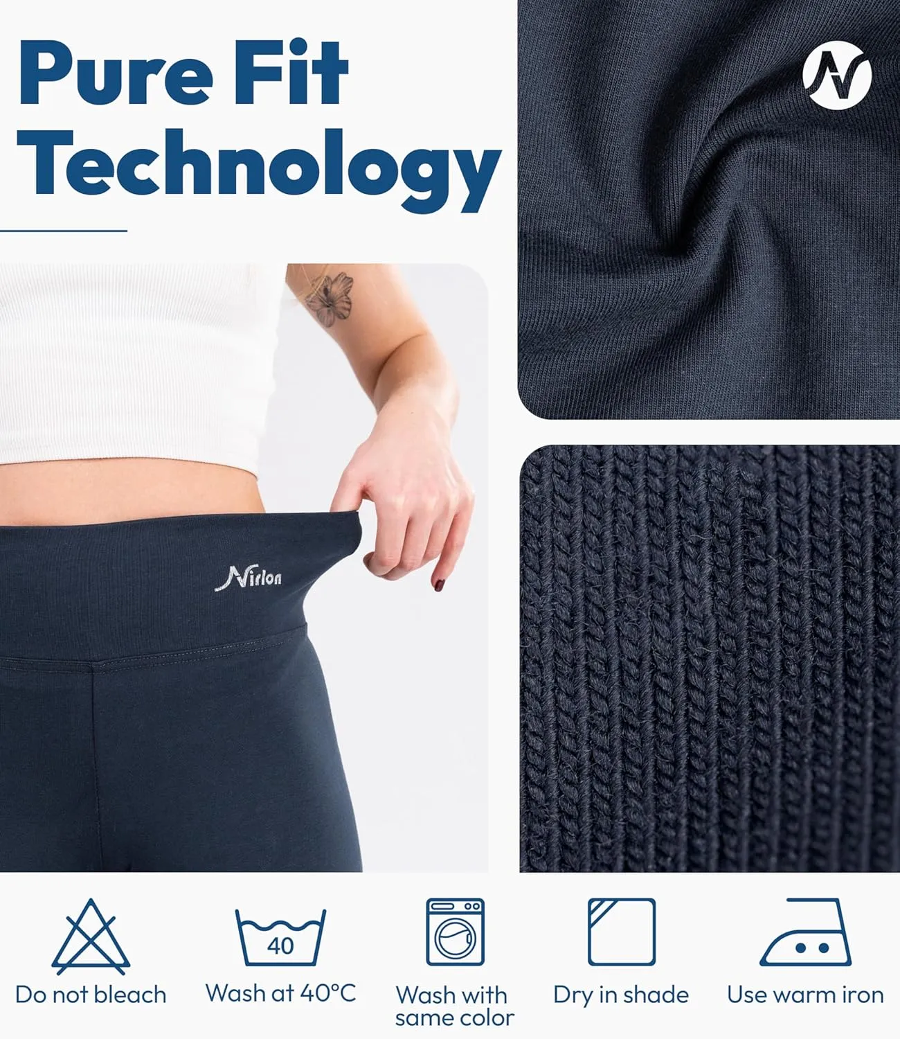 Nirlon Yoga Pants with Pockets - Yoga Pants with Pockets for Women Breathable Leggings with Pockets Regular & Plus Size Pants