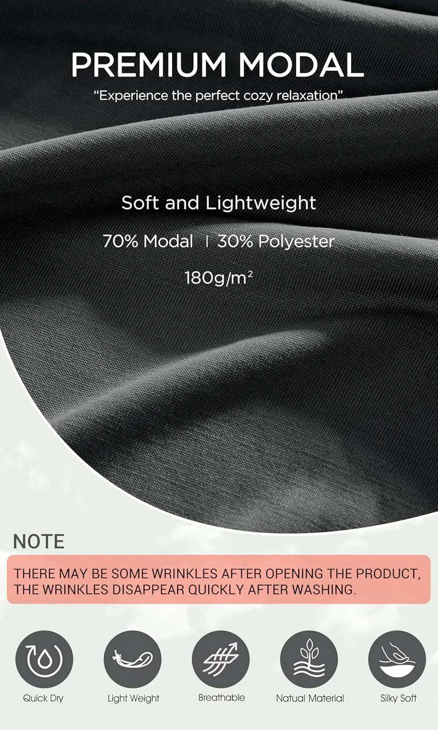 ODODOS Modal Soft Lounge Shorts for Women Drawstring High Waist Casual Sleepwear Lightweight Cozy Pajama Bottom