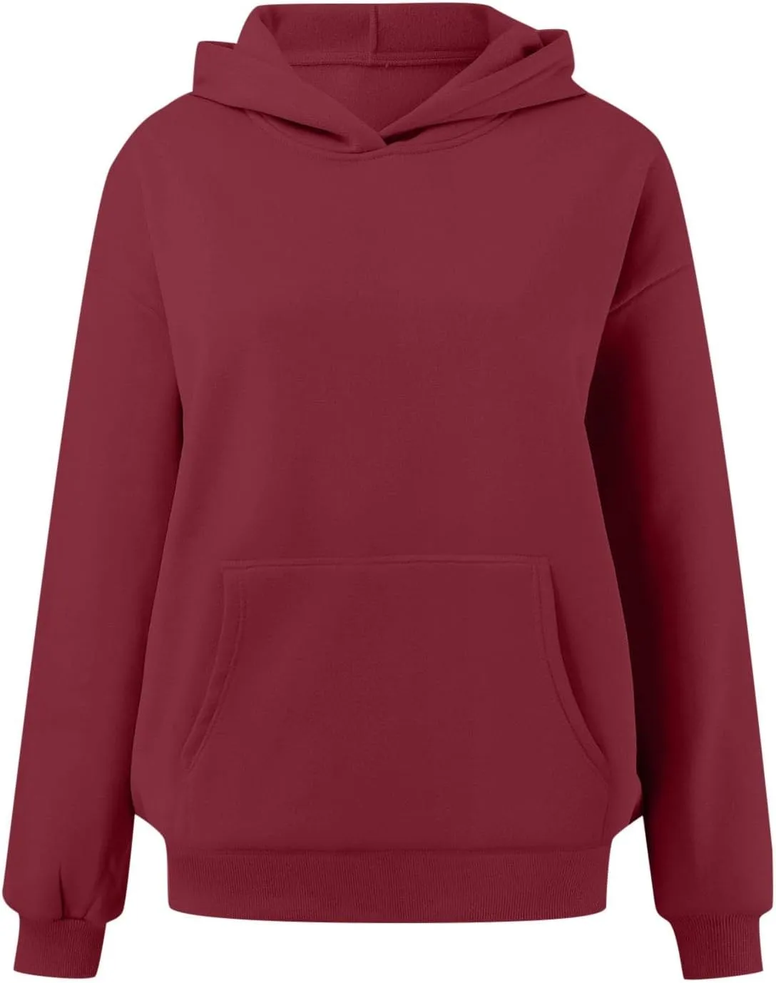 Oversized Hoodies for Women Cute Fleece Hooded Sweatshirt Pullover Long Sleeve Fall Preppy Sweatshirts with Pockets