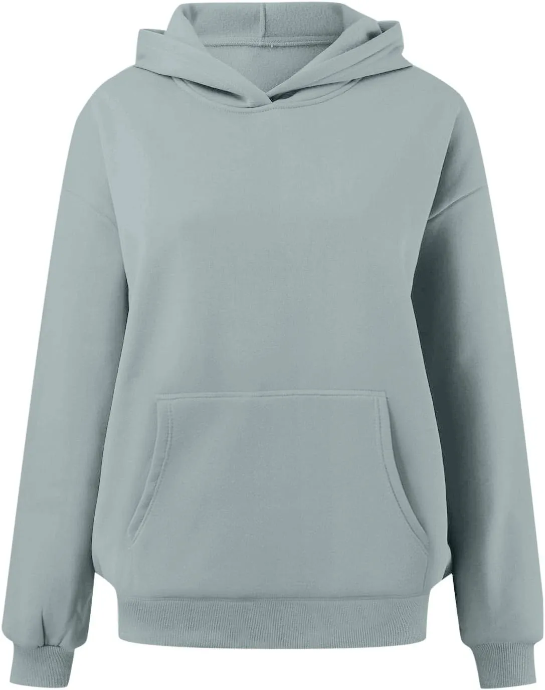 Oversized Hoodies for Women Cute Fleece Hooded Sweatshirt Pullover Long Sleeve Fall Preppy Sweatshirts with Pockets