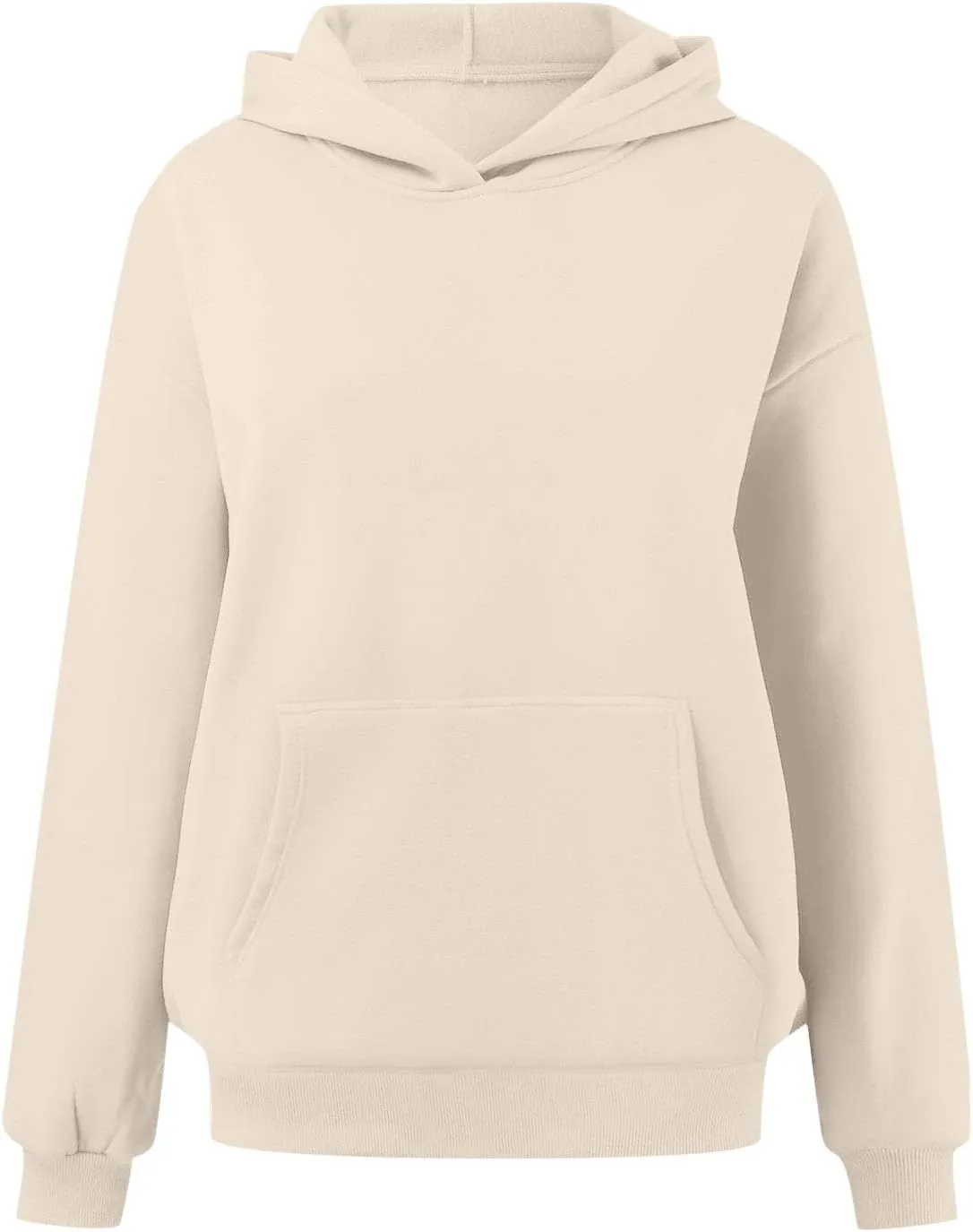 Oversized Hoodies for Women Cute Fleece Hooded Sweatshirt Pullover Long Sleeve Fall Preppy Sweatshirts with Pockets