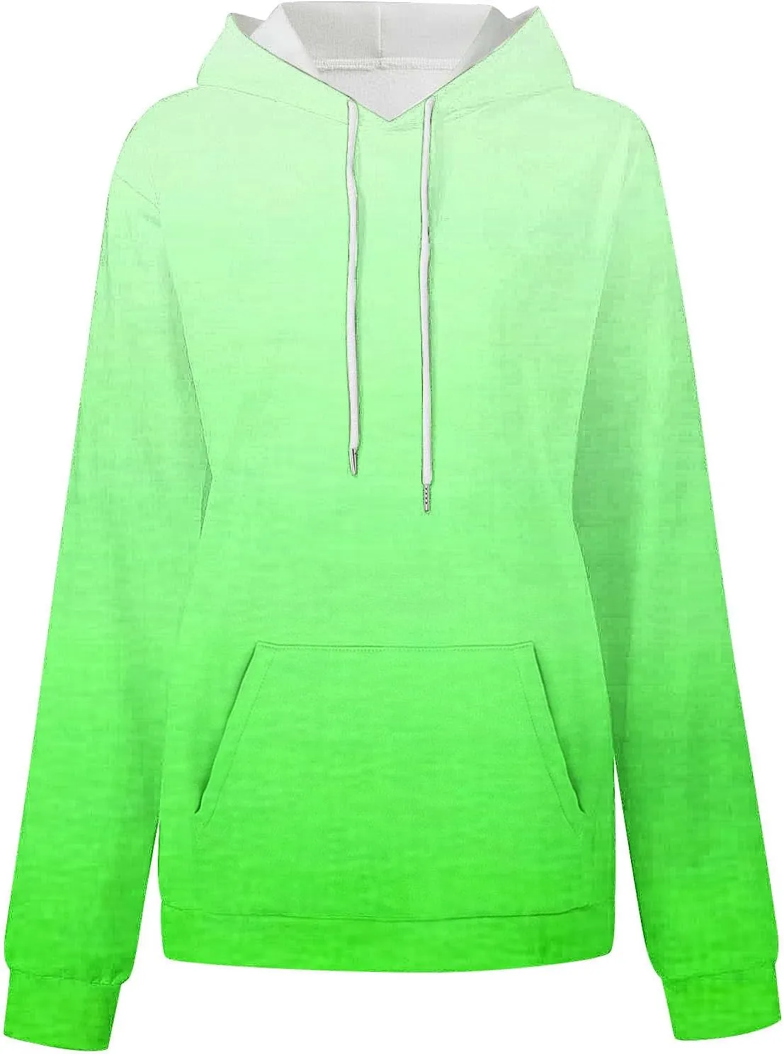 Oversized Sweatshirts for Women Loose Fit Fall Pullover Tops Neon Print Drawstring Hoodies Cute Trendy Clothes 2024