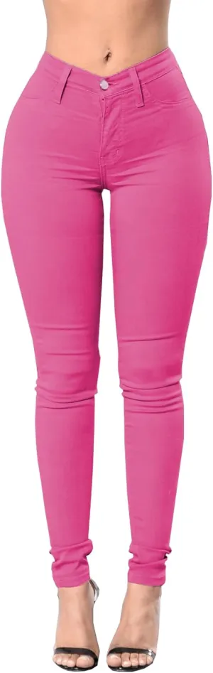 Ripped Skinny Jeans for Women High Waisted Stretch Slim Fit Distressed Butt Lifting Denim Jeans Pants