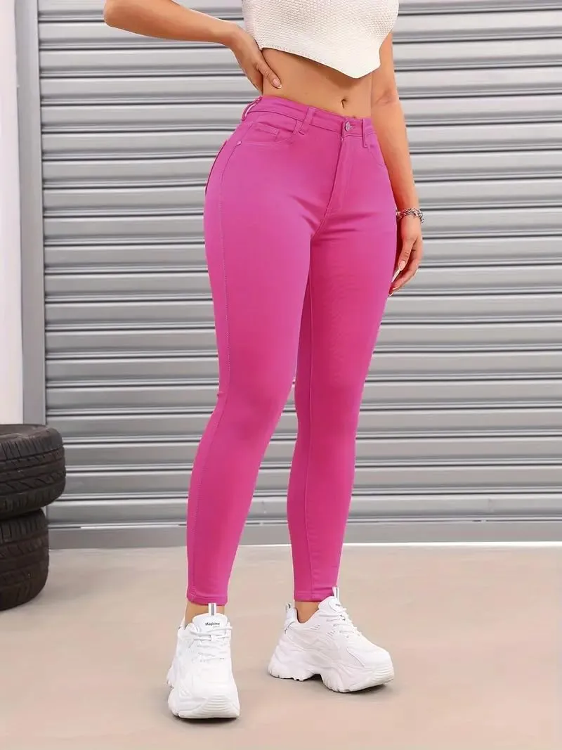 Ripped Skinny Jeans for Women High Waisted Stretch Slim Fit Distressed Butt Lifting Denim Jeans Pants