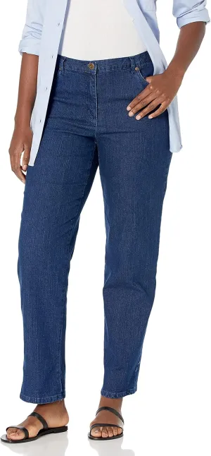 Ruby Rd. Women's Classic Flat Front Denim Jean