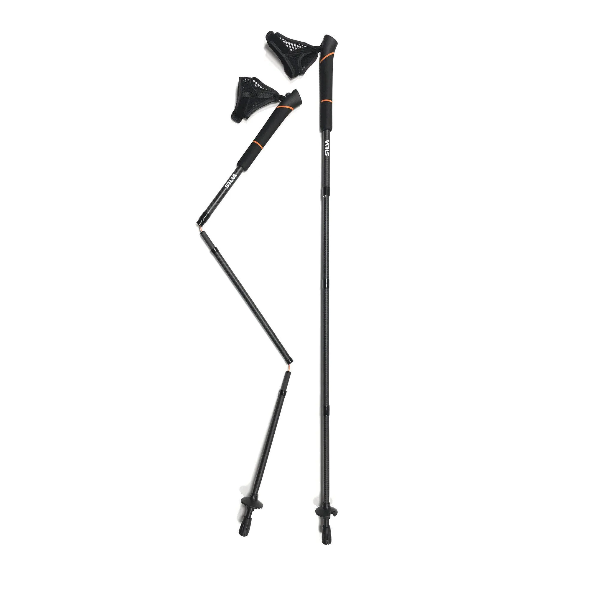 Running poles carbon 130 cm