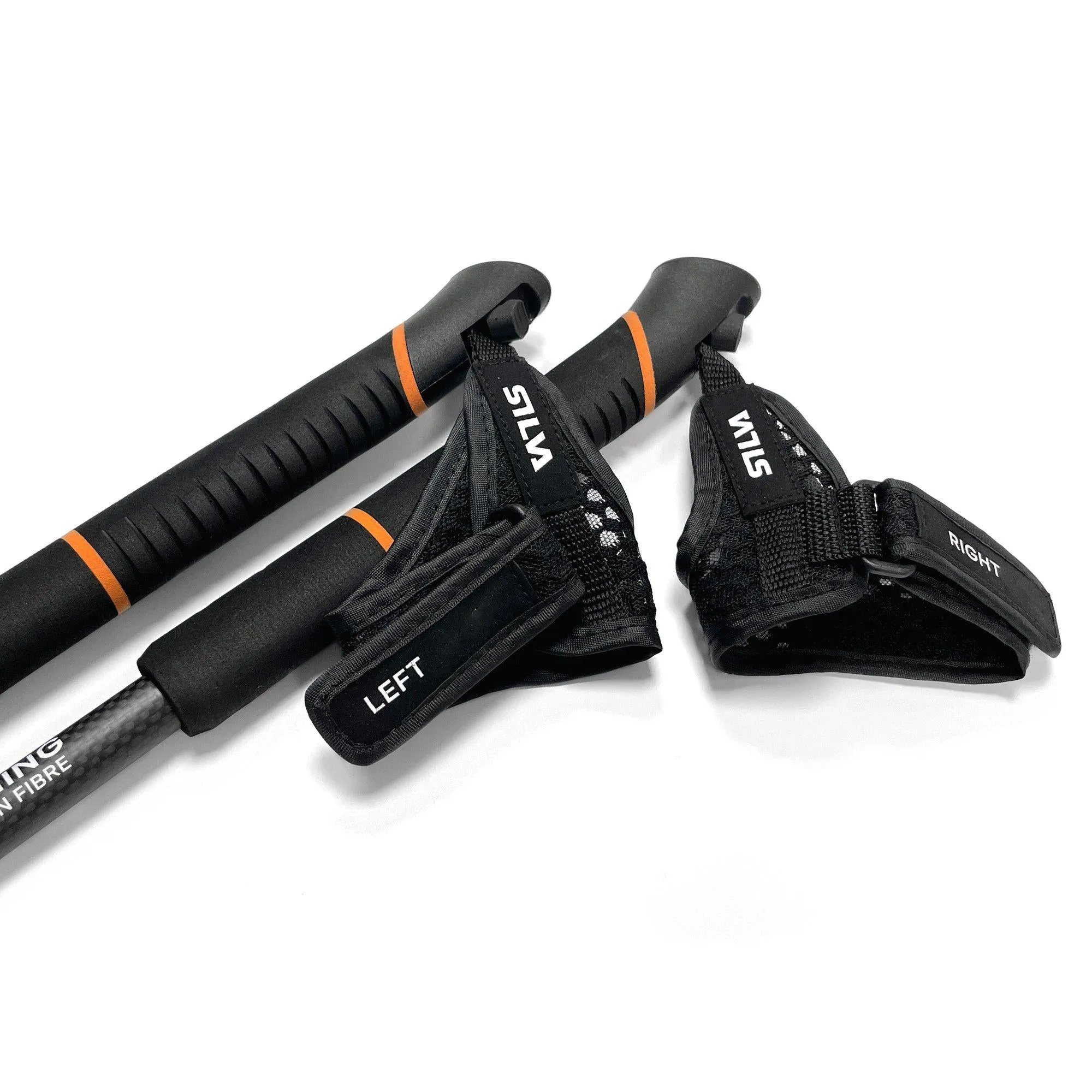 Running poles carbon 130 cm