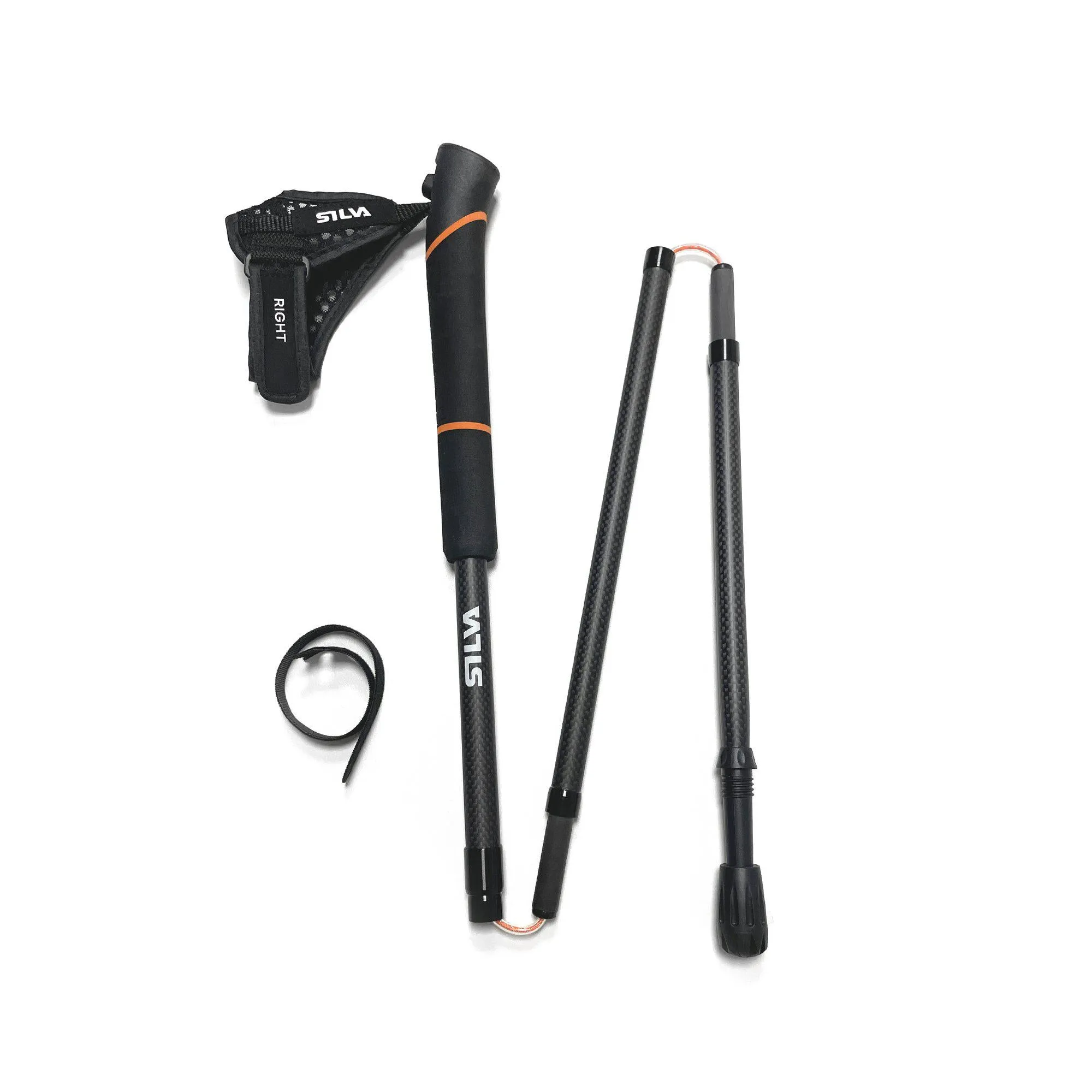 Running poles carbon 130 cm