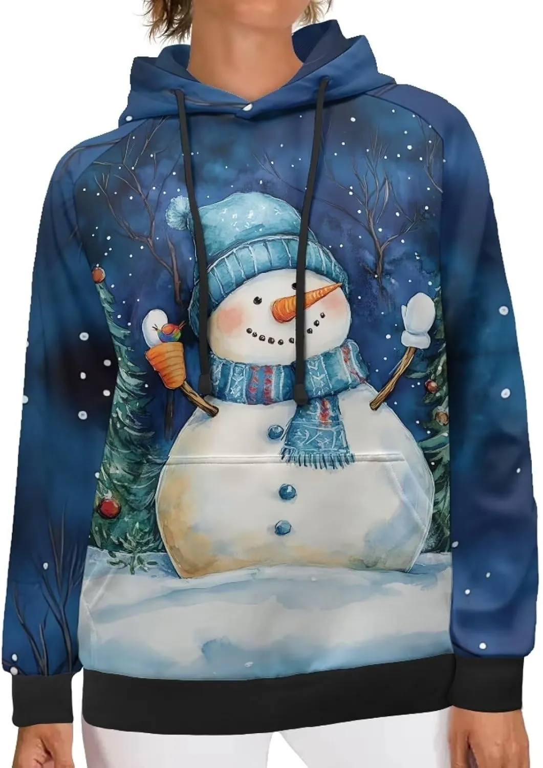 Showudesigns Hoodies for Women Pullover Sweatshirt Trendy Hooded Sweater Long Sleeve Tops