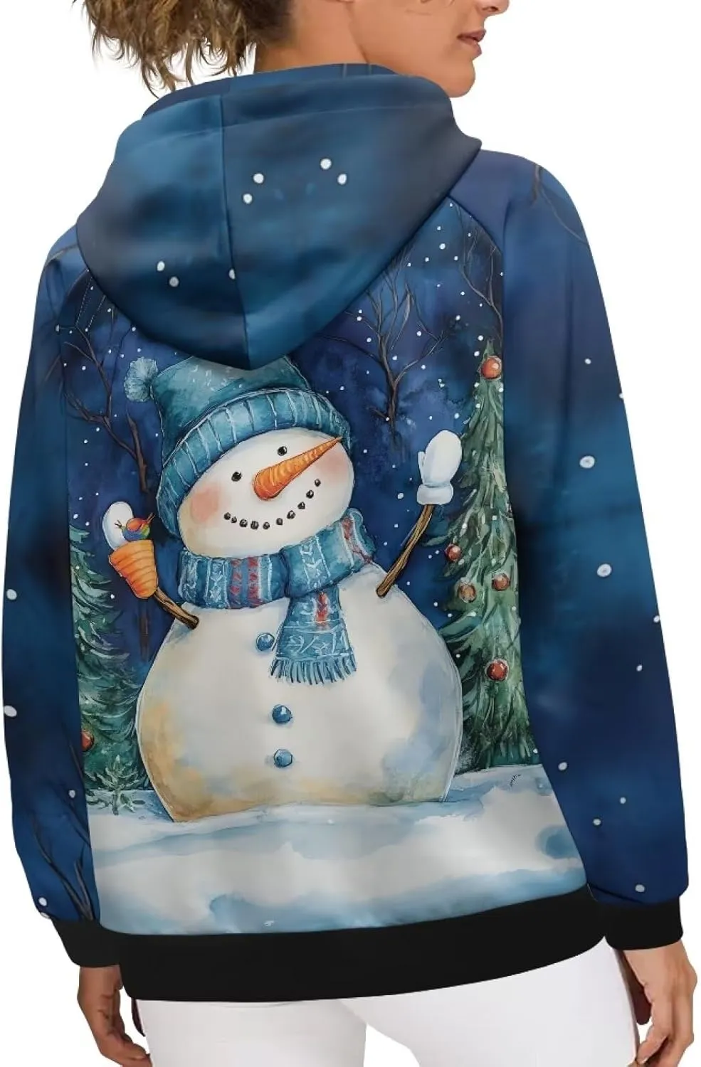 Showudesigns Hoodies for Women Pullover Sweatshirt Trendy Hooded Sweater Long Sleeve Tops