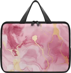 Slim Laptop Carrying Case PU Leather Tablet Computer Protective Bag Versatile for Office & College