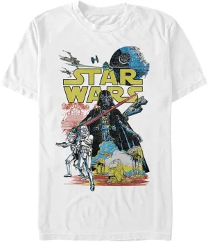 STAR WARS Men's Rebel Classic Graphic T-Shirt