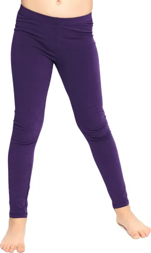 STRETCH IS COMFORT Oh So Soft Solid Youth Girls and Plus Size Leggings | Comfortable Fit for Everyday Activities | Size 2-16